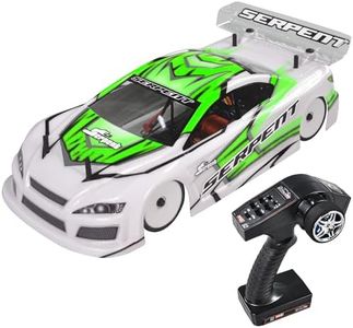 Serpent 1/10 Touring Car RTR, 4WD Fast Electric RC Car with Brushless Motor Set, Carbon Fiber Parts, CNC Aluminum Parts, High Speed, Batteries and Charger Not Included (Green)