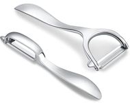 Stainless Steel Vegetable Peeler£¬Y-Shaped and I-Shaped Stainless Steel Peelers For Potatoes, All Fruits & Veggies£¬Set of 2