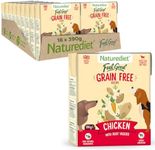 Naturediet - Feel Good Wet Dog Food, Natural and Nutritionally Balanced, Grain Free, Chicken, 390g (Pack of 18)