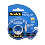 Scotch Tape Wall-Safe Tape, 19mm Wide x 16.5m, 1 Roll in Dispenser