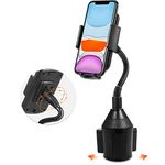 suily Car Phone Mount Cup Holder Long Neck Adjustable Cell Phone Cradle for iPhone 11 Pro max Xs Max Xr X 8 Plus Note 10+ 9 8 5 Galaxy A50 A6 S10 S10+ S9 Plus S8+ Active J7 V J3 V