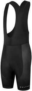 WOLFIRE WF Culotte Ciclismo Hombre, (Badana 20D Gel Ciclismo) Fabricado en Poliester. Ropa Ciclismo Hombre para MTB y Carretera. Pantalon Ciclismo Hombre. Culote Corto Ciclismo Hombre