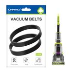 LANMU Replacement Belts Compatible with Bissell Model 2910, 2987, 2806 PowerForce/TurboClean PowerBrush Pet Carpet Cleaner, Replace Part #1606428 (2 Pack),BLACK