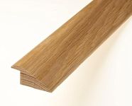 Threshold Door Strip Solid Oak R Section 20mm Ramp Reducer Trim 90cm for Wood & Laminate Flooring Lacquered