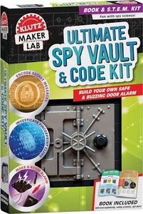 Klutz 858924 Ultimate Spy Vault & Code Kit, Brown