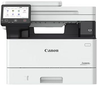 Canon i-SENSYS MF465dw II – WLAN-Monolaserdrucker – Drucken, Kopieren, Scannen, Faxen in A4 – 40 Seiten/Min., 100 ipm Scan – Beidseitiger ADF, LCD-Touchscreen – Sicher & nachhaltig – Büro-Drucker