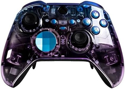 Crazy Controllerz Customz Series Custom Wireless Controller for Xbox One Series X S PC Elite Series 2 - Clear Violet