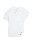 POLO Men's Ralph Lauren Slim Fit Wicking Crew Undershirts 3-Pack, White, X-Large