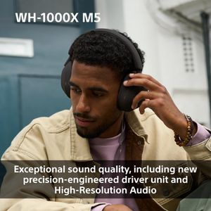 Sony WH-1000XM5 Wireless Noise Cancelling Headphones – Black