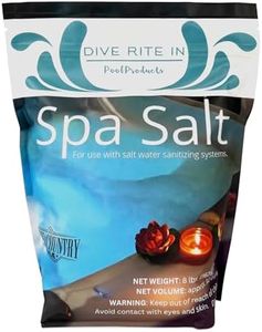 Dive Rite in Hot Tub Salt and Spa Salt for All Salt Water Systems Including Hotspring, Jacuzzi, Caldera, and Chloromatic - 8 Pounds