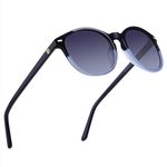 DUCO Classic Round Polarized UV400 Protection Vintage Shades Sunglasses for Women DC1230