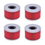 HF111 Oil Filter Replacement For Honda Pioneer SXS700 14-23 Rincon TRX650 TRX680 Fourtrax TRX400 TRX500 ATV CBR250 CB250 CB400 CM450 CX400 CX500 CX650 GL500 GL650 VT250 VTR250 (3PCS)