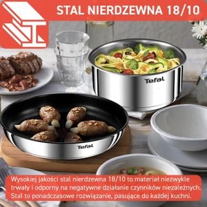 Tefal Ingenio 20-Piece Stainless Steel Cookware Set