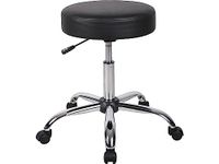 Boss Office Products Be Well Medical Spa Stool in Black