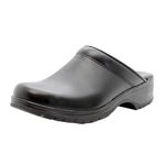 BJORK Women's Swedish Flex Pro Open Back Clogs, Black, 12