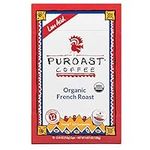 Puroast Low Acid Coffee Single-Serve Pods, Premium Organic French Roast, High Antioxidant, Compatible with Keurig 2.0 Coffee Makers (12 Count)