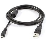 TECHGEAR USB Cable Lead Compatible with Select Fuji Finepix Digital Cameras (Compatible Models listed below) for Image Transfer & Select Models Battery Charging