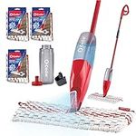 O-Cedar ProMist MAX Spray Mop, PMM with 3 Extra Refills, Red