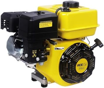 Aceup Energy Gas Engine 7HP 212cc Horizontal Shaft, 4Stroke Gas Motor, Shaft 3/4" (19mm) Diameter Recoil Start