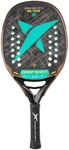 Drop Shot Legacy Soft 1.0 2024 – Beach Tennis Racket with Shock Absorption, Great Control and Power – with EVA Soft - Professional Beach Tennis, Green/Brown/Black