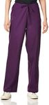 Dickies Women's Eds Signature Unisex Drawstring Scrub Pant, Eggplant, Medium