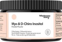 Myo-Inositol & D-Chiro Inositol Powder | 30-Day Supply | 40:1 Ratio | Hormonal Balance & Healthy Ovarian Function Support for Women | Vitamin B8 | Made in USA