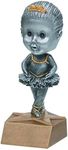 Decade Awards Ballerina Bobblehead Trophy - 6 Inch Tall | Engraved Ballet Dancer Award - Customize Now