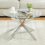 Round Glass Coffee Tables for Livin