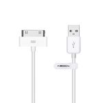 Aibocn Apple MFi Certified 30 Pin Sync and Charge Dock Cable for iPhone 4 4S / iPad 1 2 3 / iPod Nano/iPod Touch - White