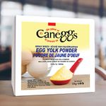 Caneggs Powdered Eggs (Egg Yolk) | 100% Natural Grade-A Non-GMO Eggs 2kg or 4.4 lb