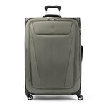 Travelpro Maxlite 5 Softside Expandable Luggage with 4 Spinner Wheels, Lightweight Suitcase, Men and Women, Slate Green, Checked-Large 29-Inch