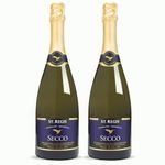 St. Regis Secco 2 Pack (2 x 750 ml Per Bottle) - Non Alcoholic Sparkling Wine - Low Carb and Low Sugar - Perfect Food Pairing - Ideal Wedding Gifts or Gift Baskets - Enjoy Life and Flavorful Wine