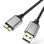 CLAVOOP USB 3.0 Micro B Cable 1.5 F