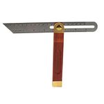 Sliding T-Bevel Gauge Woodworking T Bevel Angle Finder with Hardwood Handle and Metric Marks