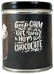 Our Own Candle Company Hot Chocolate Scented Candle in 13 Ounce Tin with a Vintage Imperial Cocoa Label by Linda Spivey