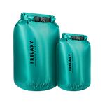 Frelaxy Waterproof Dry Bag 2 Pack, Lightweight Portable Dry Bags, 5L & 15L Durable Dry Sack Set Keep Gear Dry for Hiking, Travel, Camping, Boating, Backpacking, Kayaking, Fishing