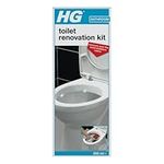 HG Toilet Renovation Cleaning Kit, Effective Bathroom & WC Cleaner, Cleans and Descales Toilet Bowl & Under Toilet Rim, Limescale & Stain Remover - 500ml (318006106)