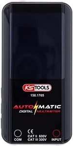 KS Tools 150.1765 Automatik Digital-Multimeter inkl. Prüfspitzen, Rot-schwarz