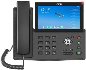 Fanvil X7A Android VoIP Phone, 7-Inch Color Touch Screen, 20 SIP Lines, 802.11ac Wi-Fi, Dual-Port Gigabit Ethernet, Power Adapter Not Included