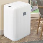 Kuber Industries 15L Plastic Automatic Touchless Motion Sensor Dustbin | Quick Open, Soft Close Lid Garbage Bin for Kitchen & Bathroom | Indoor & Outdoor Trash Can
