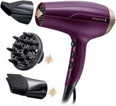 Remington Secador de Pelo Your Style - Iónico, Cabello Sin Encrespamiento, 2300 W, Silencioso, Kit Secador: Concentrador, Difusor y Accesorio Potenciador Raíces, 3 Temperaturas, 2 Velocidades - D5219