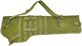 Jaegvida Shotgun Scabbard Bag Tactical Shotgun Soft Gun Scabbard Bag Shoulder Carry Scabbard Bag (Army Green)