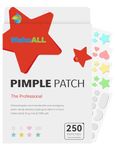 Pimple Patches for Face, 7 Sizes, 5 Shape/Color 250 pcs Acne Patches Hydrocolloid Precise Matches Different Sizes Acne, Spot Stickers With Tea Tree Oil Salicylic Acid Centella Covering Zits Blemishes