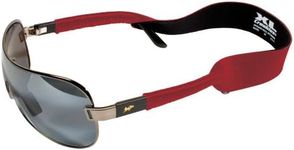 Croakies Original Solids Eyewear Retainer, Red, Medium/Large