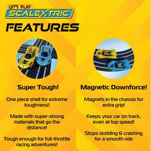 Scalextric My First Racing Set – Kids Slot Car Track Toy