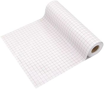 Transfer Tape for Vinyl - 12" x 33 FT Red Alignment Grid Clear Transfer Paper for Vinyl for Self Adhesive Vinyl - Medium Tack Vinyl Transfer Tape for Cricut, for Decals Signs Windows Stickers
