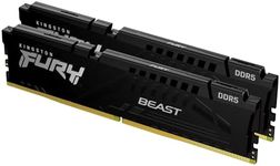 Kingston FURY Beast Black 32GB 6000MT/s DDR5 CL36 DIMM (2x16GB) Desktop Gaming Memory Kit of 2 - KF560C36BBE2K2-32