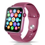 Smart Watch for Men with Bluetooth Call 1.9" HD Touch Screen Fitness Tracker with Heart Rate Sleep Monitor SpO2 116 Sports Modes IP68 Waterproof Smartwatch for Android iOS AI (Purple)