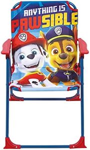 ARDITEX Silla Plegable Infantil Patrulla Canina, Silla Exterior 38 x 32 x 53 cm