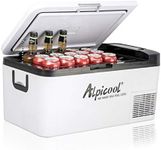 Alpicool K18 Car Fridge Portable 12/24V 18 Litre Mini Fridge Freezer Car Refrigerator,Electric Cooler Box for for Camping, Campervan,Vehicle, Truck, RV, Boat, Travel, Pinic